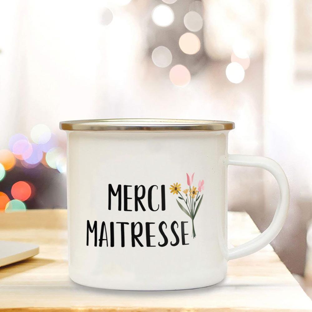 Thank you teacher Enamel Cup Coffee Lover Gift Best Teacher Ever Enamel Tin Novelty Gifts Mug end of school year gifts