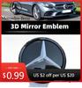 Häftig Bilklistermärke För W204 W205 X253 W213 W212 W176 W177 W167 W246 W117 Mercedes Benz Tillbehör Grill Emblem Stjärna Logotyp Bil Front
