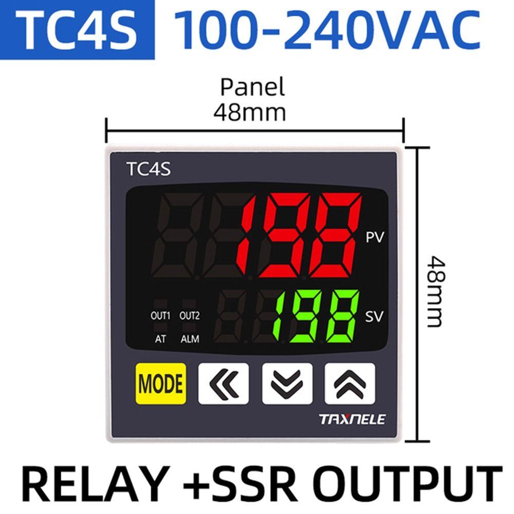 Professional TC4S TC4H TC4L TC4M Output Temperature Controller SSR Relay Digital PID Thermostat Dual Regulator