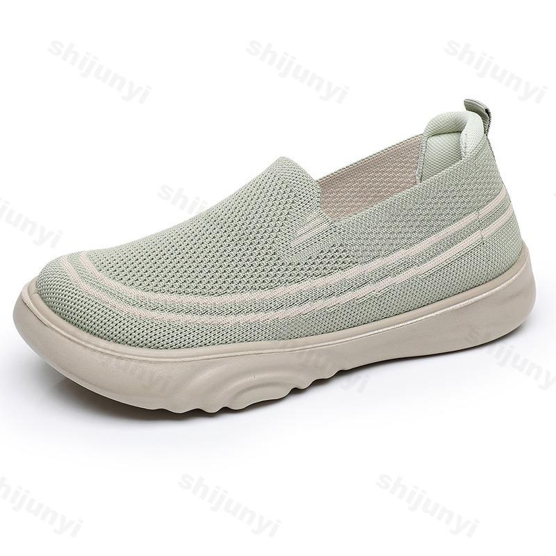Fashion Women’s Casual Shoes Breathable Mesh Platform Walking Shoes Lightweight Soft Comfortable Solid Versatile Non-slip Shoes