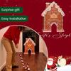 Yousheng Gingerbread Golf Game Set Wood Plastic Indoor Miniature Putting Course Festive Family Activity for Christmas Parties & Holiday Fun