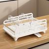 White Nordic Foldable Dish Drying & Utensil Storage Rack