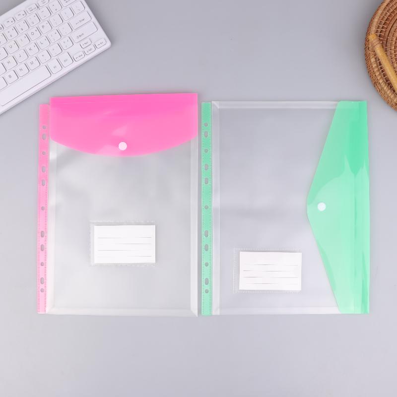 6/12 Packs A4 Binder Pocket Organizer Folders, Expandable Folders Plastic Envelopes Binder Folders , For School Office Home