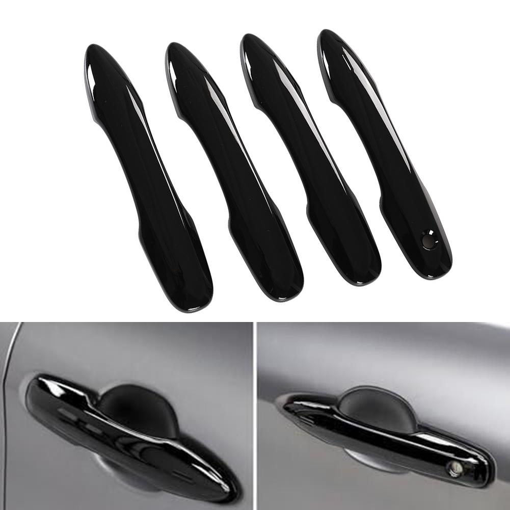 4pcs Black Door Handle Cover Door Pull Cover For Toyota For Camry For Corolla For Avalon Replacement Automobiles Parts