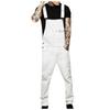 Mens Jeans Wash Overall Jumpsuit Streetwear Pocket Suspender Pants Trousers