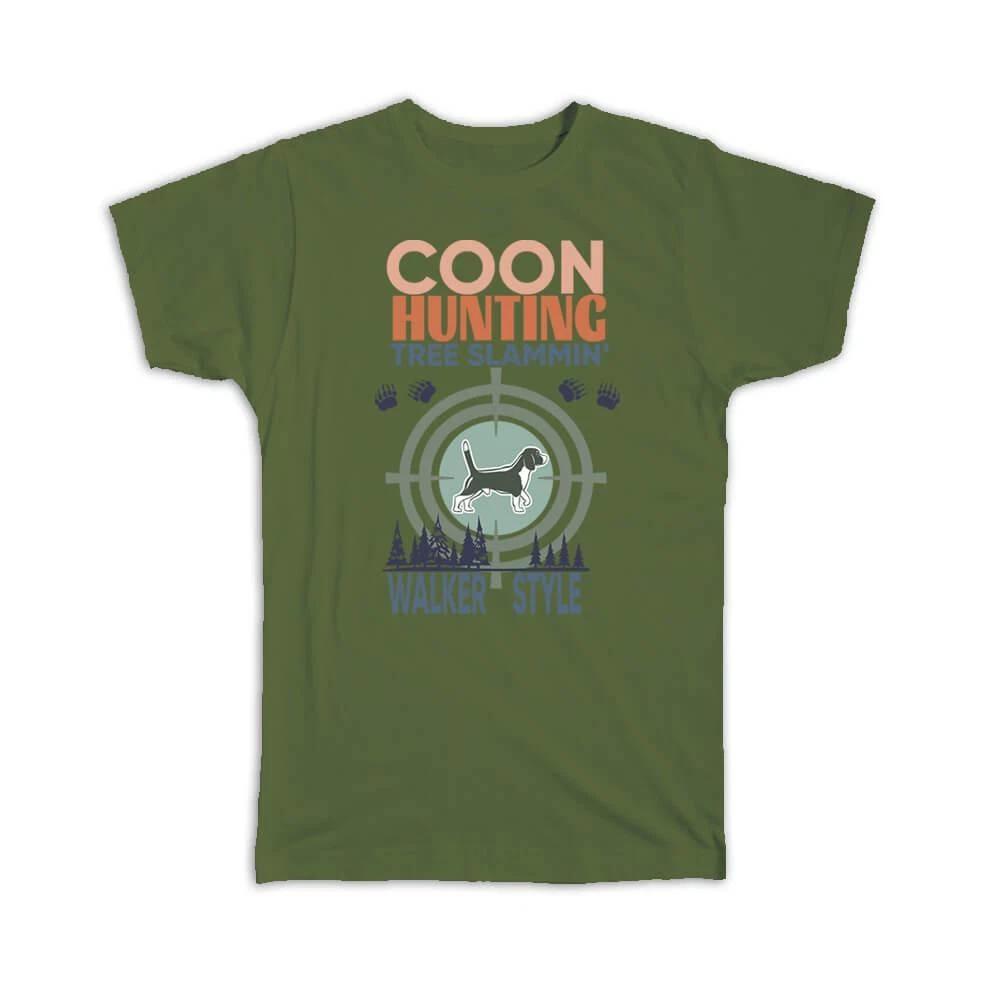

Gift T-Shirt : For Pet Walker Coon Hunting Dog Animal Bear Paws Print Funny Art 2XL