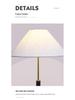 Modern Minimalist Floor Lamp: High-End Fabric Standing Light for Living Room, Study, or Bedroom.