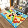 1 ks koberec Mickey a Minnie, protiskluzová podložka na podlahu, design kreslených postaviček, měkký samet, dekorace do místnosti, omyvatelný vnitřní koberec