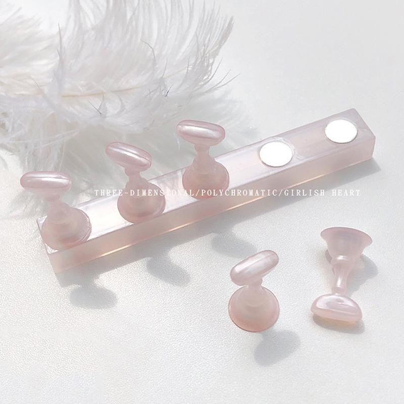 5 sztuk Fałszywe tipsy Ćwicz Stojak treningowy Uchwyt Podstawa Aurora Akrylowe zdobienia paznokci