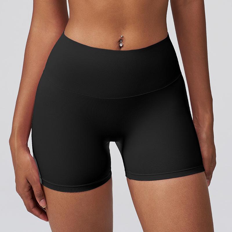 Women S Y2k Style High Waisted Butt Lifting Tight Yoga Shorts With Pockets
