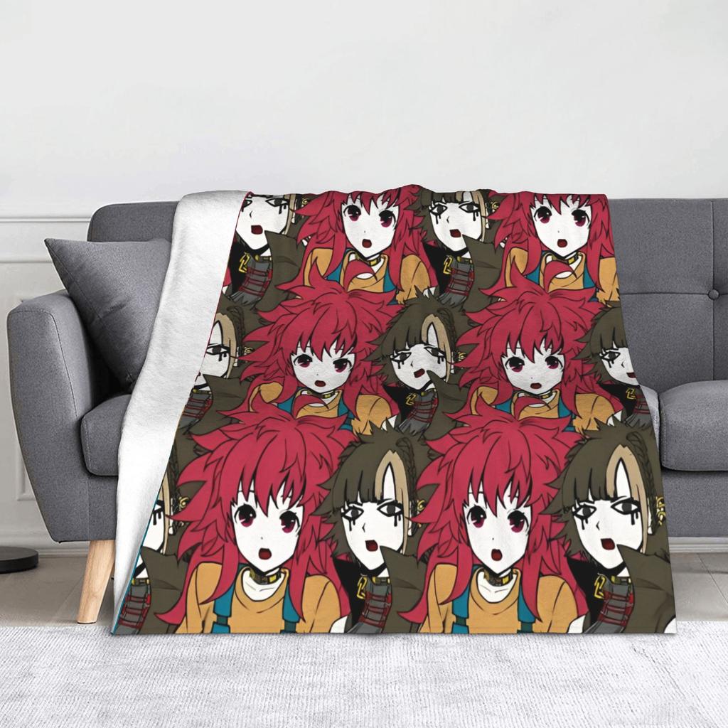 Shin Tsukimi Sou Hiyori Yaoi Blankets Autumn/Winter Your Turn To Die Game Multi-function Warm Throw Blanket for Sofa Thin Quilt