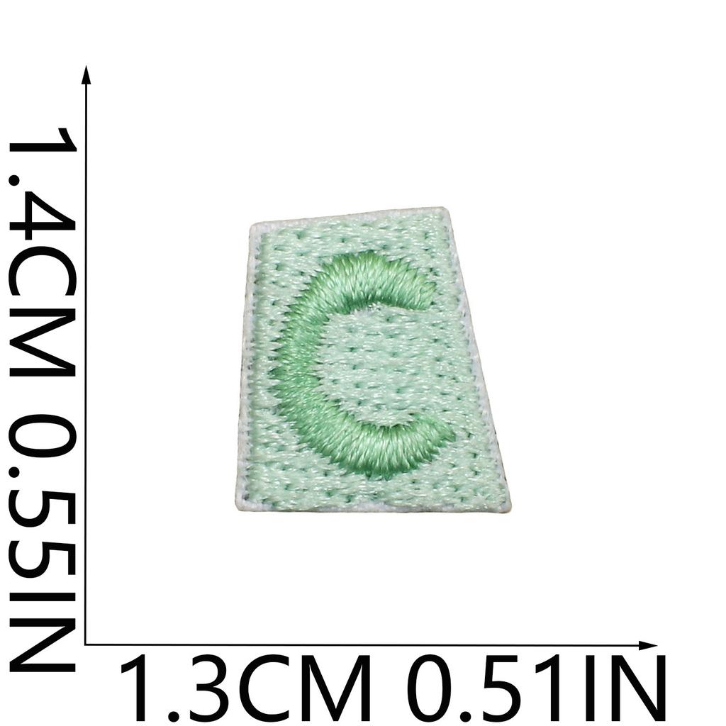 English Letter Embroidery Cloth Sticker Small Size Diy Pendant Decorative Patch Sticker Love Star Letter Embroidery Chapter Boy