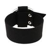 Kvinnemote sirkulær ring sjarmarmbånd bred fløyel flerfarget armbånd stor sirkel mansjett vintage klubbsmykker flanell justerbar armring