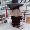 Cute 17cm Labubu Doll Accessories Clothes Graduation Gown Clothing Outfit for Plush Cotton Dolls Collection Gift