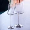Boutique Series Crystal Glass High Footed Ribbed Champagne Flutes Sparkling Glasses for Bar Cocktail Drinking And Serving