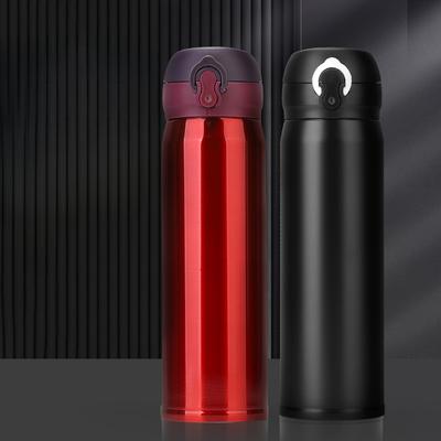 304 Edelstahl Großraum-Vakuumflasche Outdoor Student Bounce Cup Tragbarer Werbegeschenkbecher für Männer