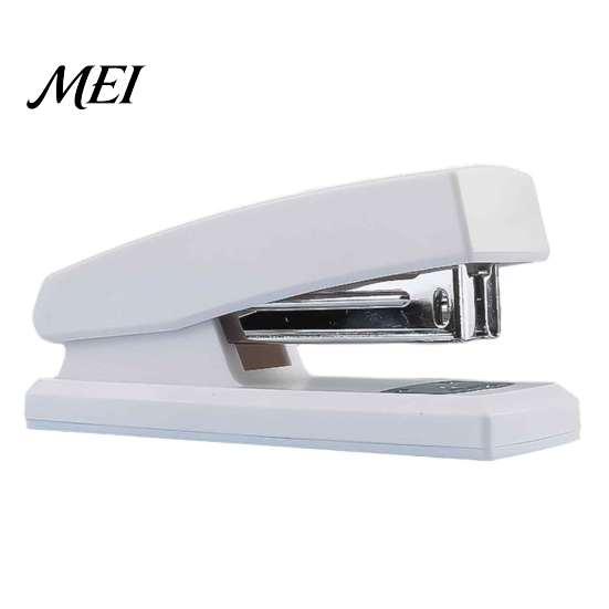 Easy Press Stapler for Comfortable Use Mini Stapler, with Ergonomic Curved Design, Handheld Morandi Color Desktop Stapling Tool Documents Office
