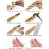 100 Sheets/set Nail Art Paper for DIY Nail Extension and Creative Designs, Includes a Nail Extension Tray and Guide Templates