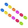 Children Sensory Activity Rings Calming Toy for Stress Relief and Anxiety Novelty Silicone Rings Gadget Textured