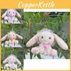 Cartoon Endearing Bunny Plush Toy Keychain With Soft Fabric For Decor Collectible