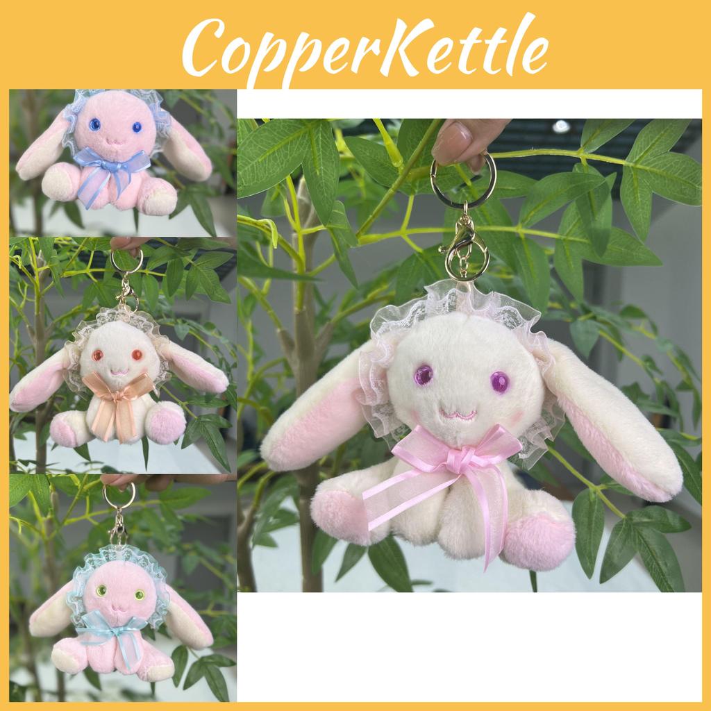 Cartoon Endearing Bunny Plush Toy Keychain With Soft Fabric For Decor Collectible