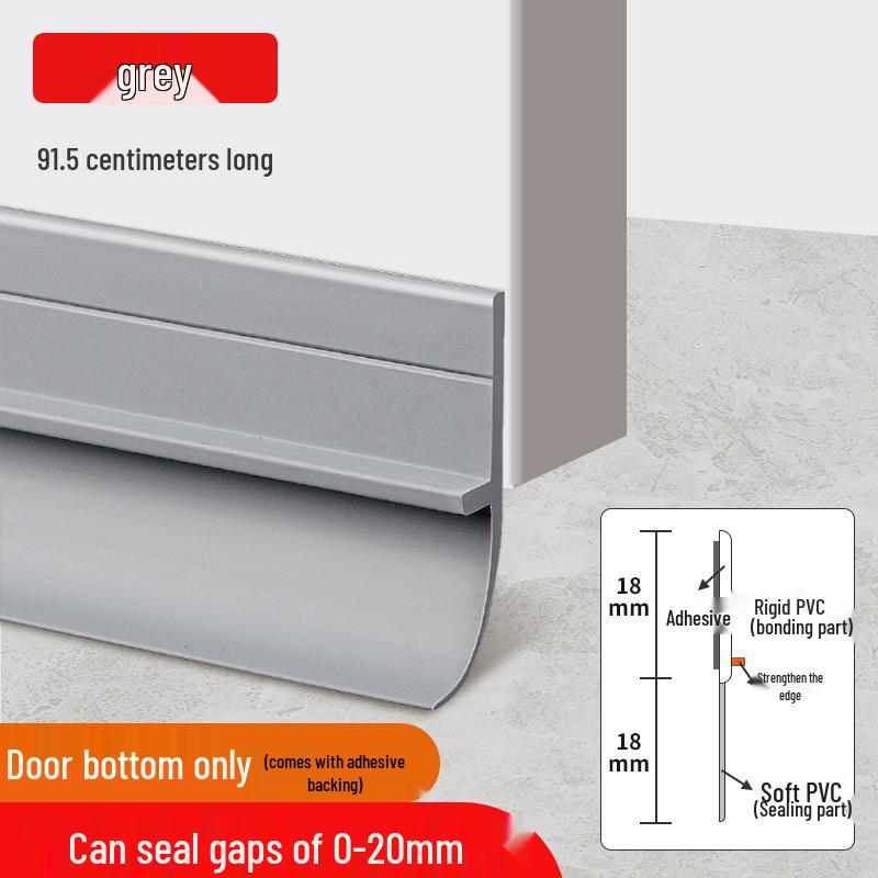 Self-Adhesive Soundproof Door Seal Strip for Windproof and Anti-Theft Protection