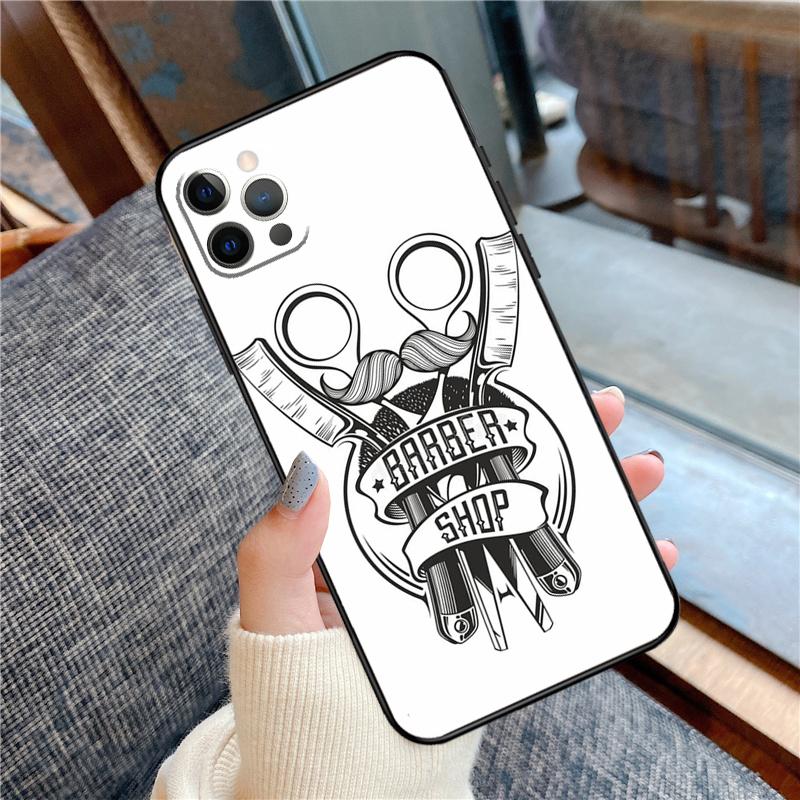 Barber Hair Stylist Phone Case For iPhone 16 15 14 12 11 13 Pro Max 12 13 mini XR 15 16 Plus 16e Cover Shell