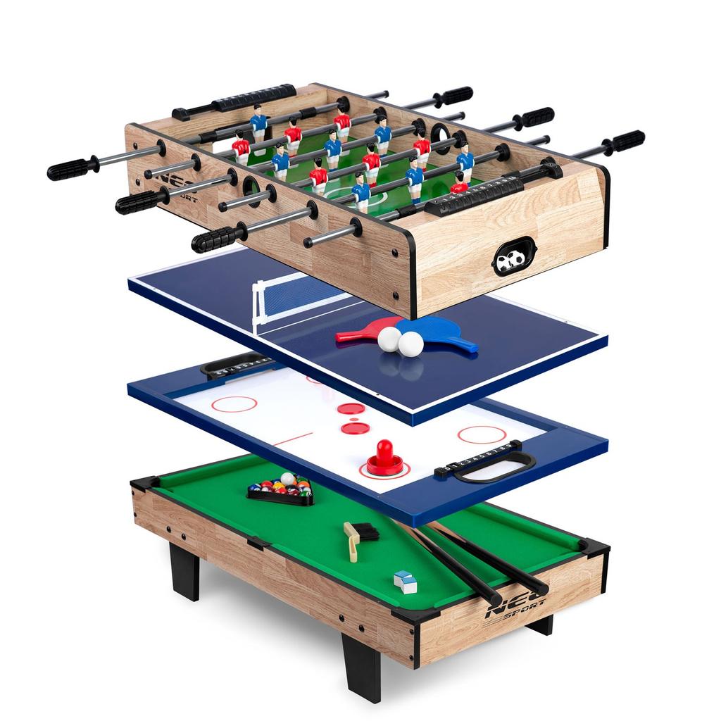 Multi 4-in-1 Game Table 80x43x30cm NS-800 Wooden