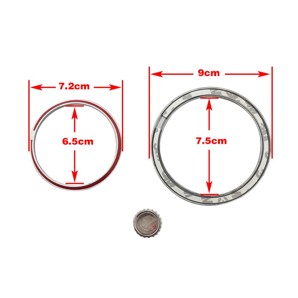 Pro Mercedes Benz E Class W213 2016- Centrální konzole Klimatizace AC Output Ventil Refit Crystal Diamond Decal Ring