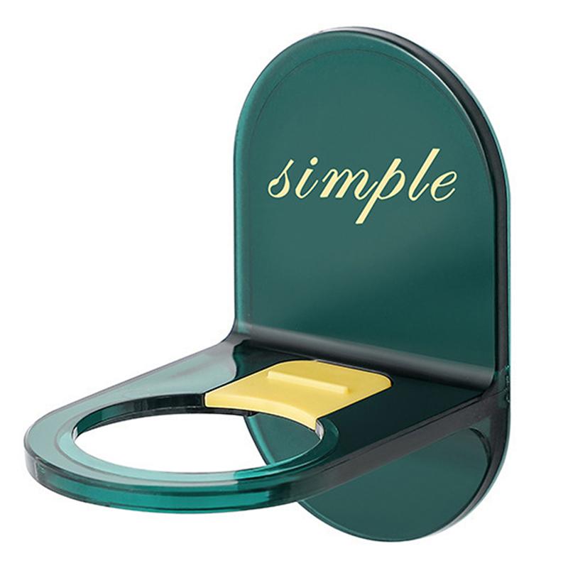 

Многофункциональные круглые крючки, настенная полка для геля для душа, держатель для бутылки с мылом для рук темно-зеленого