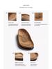 Men’s BK Genuine Leather Retro Toe Semi-Slippers - New, Versatile, and Comfortable Birkenstock Shoes