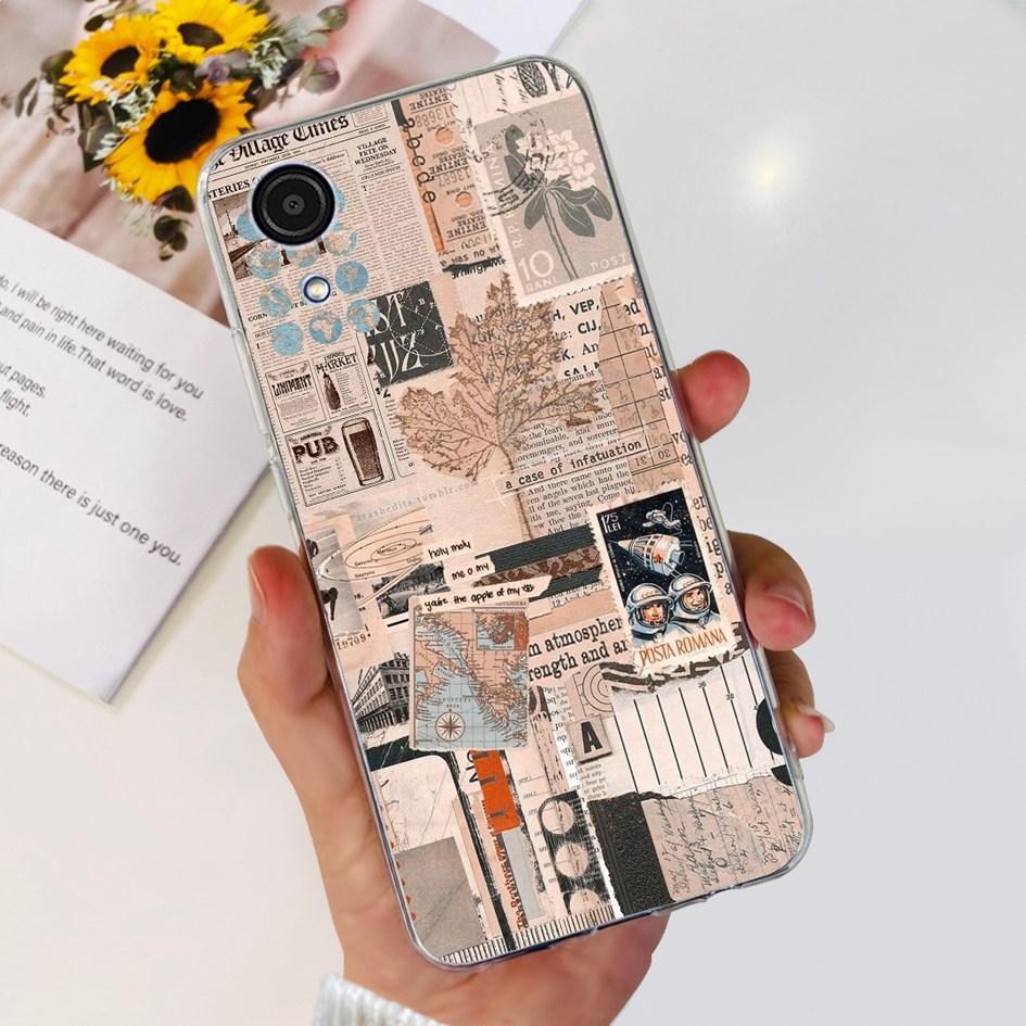 For Cover Samsung Galaxy A03 Core Phone Case Stylish Flower Butterfly Soft Silicone Clear Cover For Samsung A03 Core A032F Coque