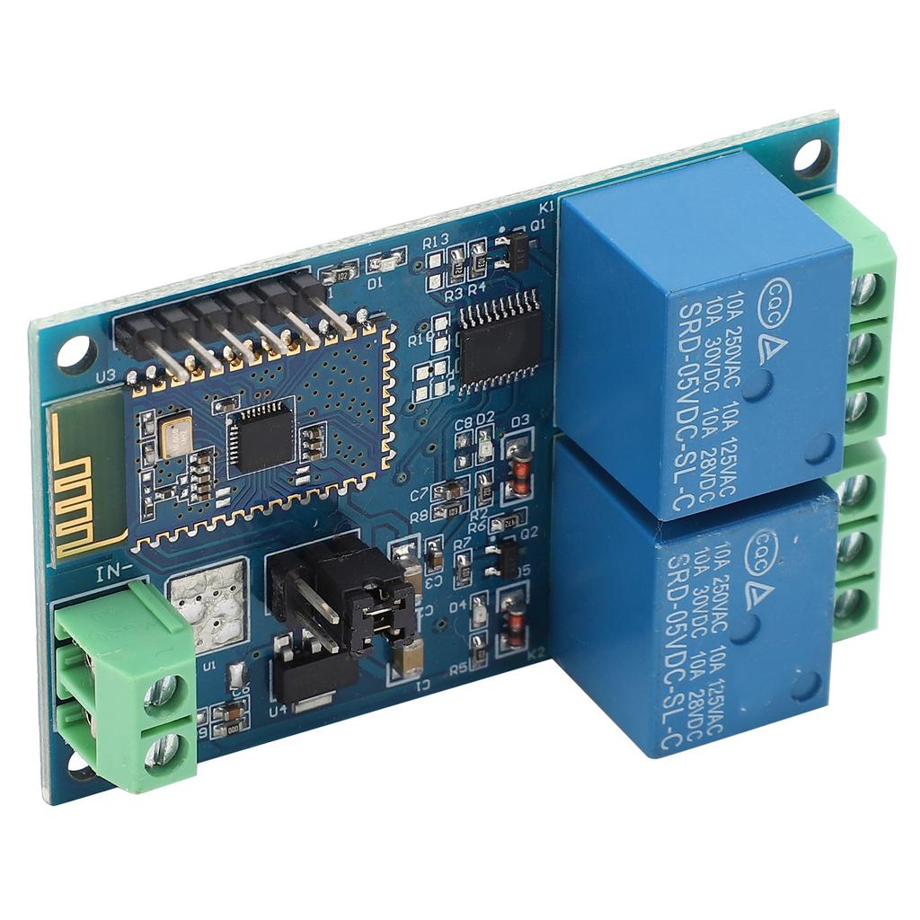 Modul releu Bluetooth 2 căi pentru aplicația telefon mobil Android Comutator de comandă fără fir de la distanță 5V