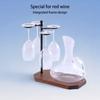 Wine Glass Storage Solution Wine Glass Rack With Decanter Tray Desktop Goblet Drying Rack for Home Kitchen Restaurant