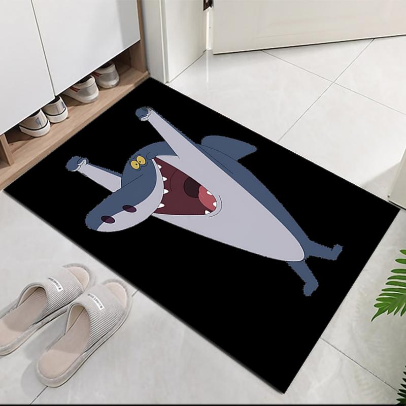 Zig & Sharko Printed Carpetrugfor Office Chair Living Room Bedroom Kitchen Room Decor Gifts