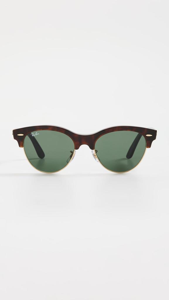 Sunglasses 0RB2341 CLUBMASTER WAY RED HAVANA ON GOLD GREEN Polarized [Ray-Ban] 990/3154