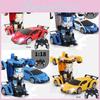One Key Transform Remote Control Car Rc Boys Children Lamborghini Robot Model Toy Best Seller