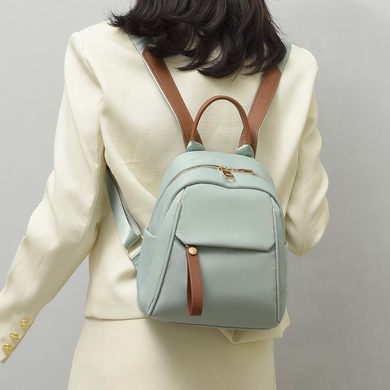 "Women's Hot-Selling Waterproof Backpack - Fashionable, Literary, Small Travel & School Bag" 