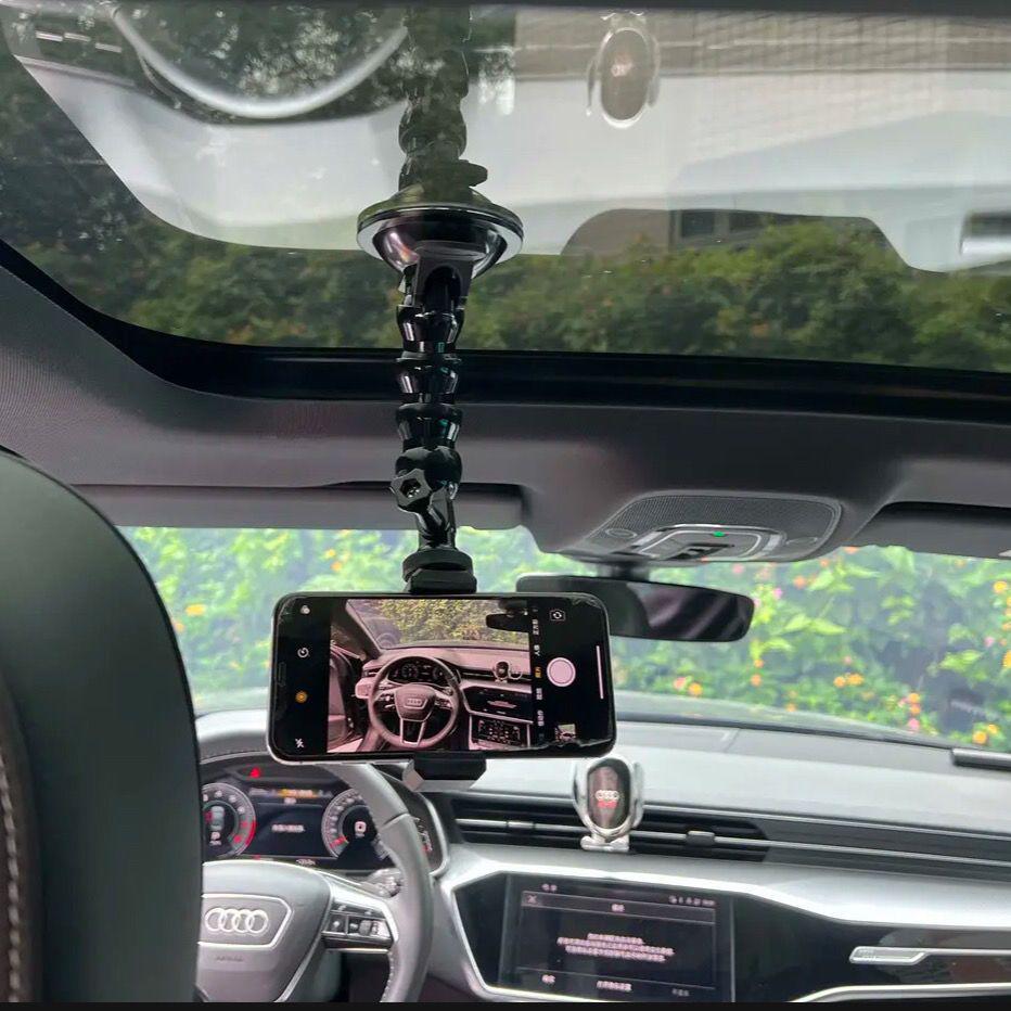 Large Suction Cup Phone Holder for Car Interior and Video Shooting