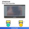 ZONESUN ZS-J0A01 Semi automatic Double head O-ring Assembly Machine Rubber Seal Ring Mounting Equipment