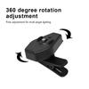 LED Mini Flashlight 360 Degree Rotatable Eyeglass Clip Light Flexible Book Reading Light for Night Fishing Camping