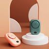 New Mini display neck fan Outdoor portable handheld creative usb charging small fan can stand on the desktop