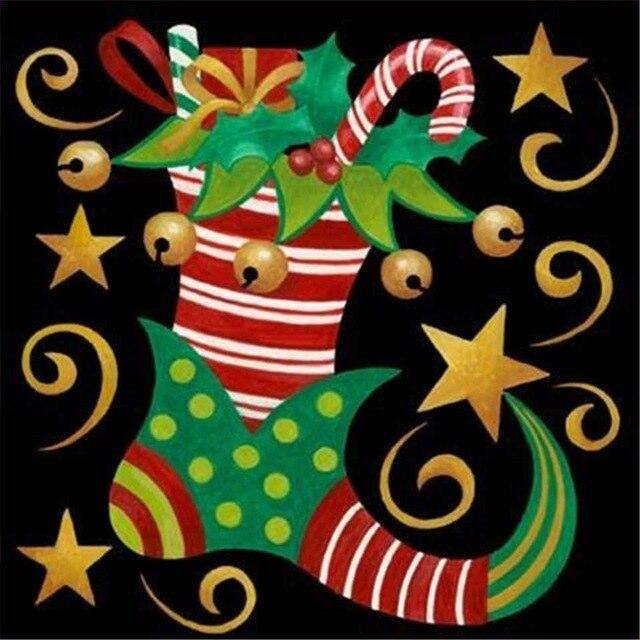 

Мультфильм алмазная живопись Рождество Санта-Клаус полная дрель Алмазная вышивка Снеговик Рождественский декор для дома подарок на Новый год Full Round 20x20CM