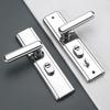 Household Universal Door Lock Set, Stainless Steel Thickened Multifunctional Anti-theft Door Handle