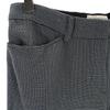Emporio Armani Check Pattern Wool Pants 38 Black X White Women Used