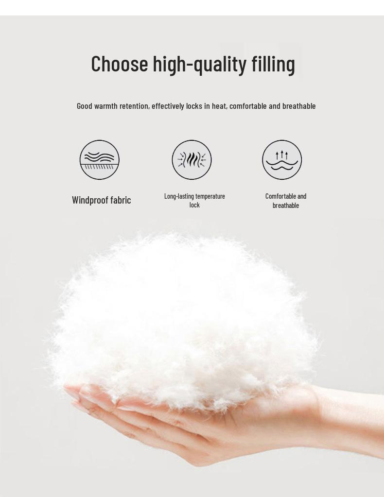 Women's Hooded Mid-Length Winter Cotton Coat: Thick, Cold-Proof, Fashionable Outerwear