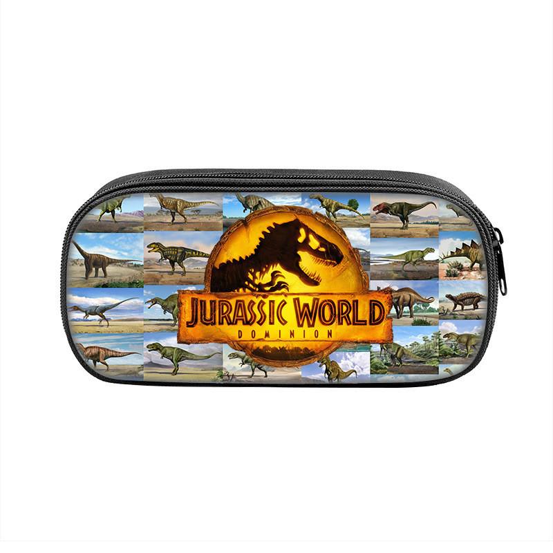Jurassic World 3 Pencil Case With Nylon Material For Students And Kids