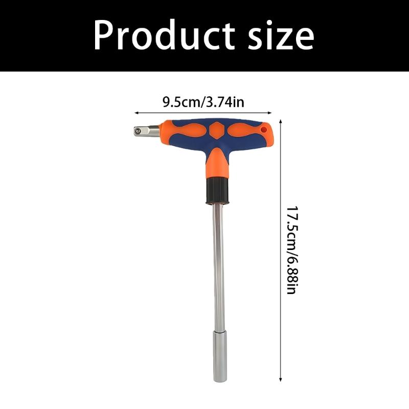 Professional 1/4 T Shaped Spanner In Various Colors Car Maintenance Tool Ideal For Industrial And Household Use