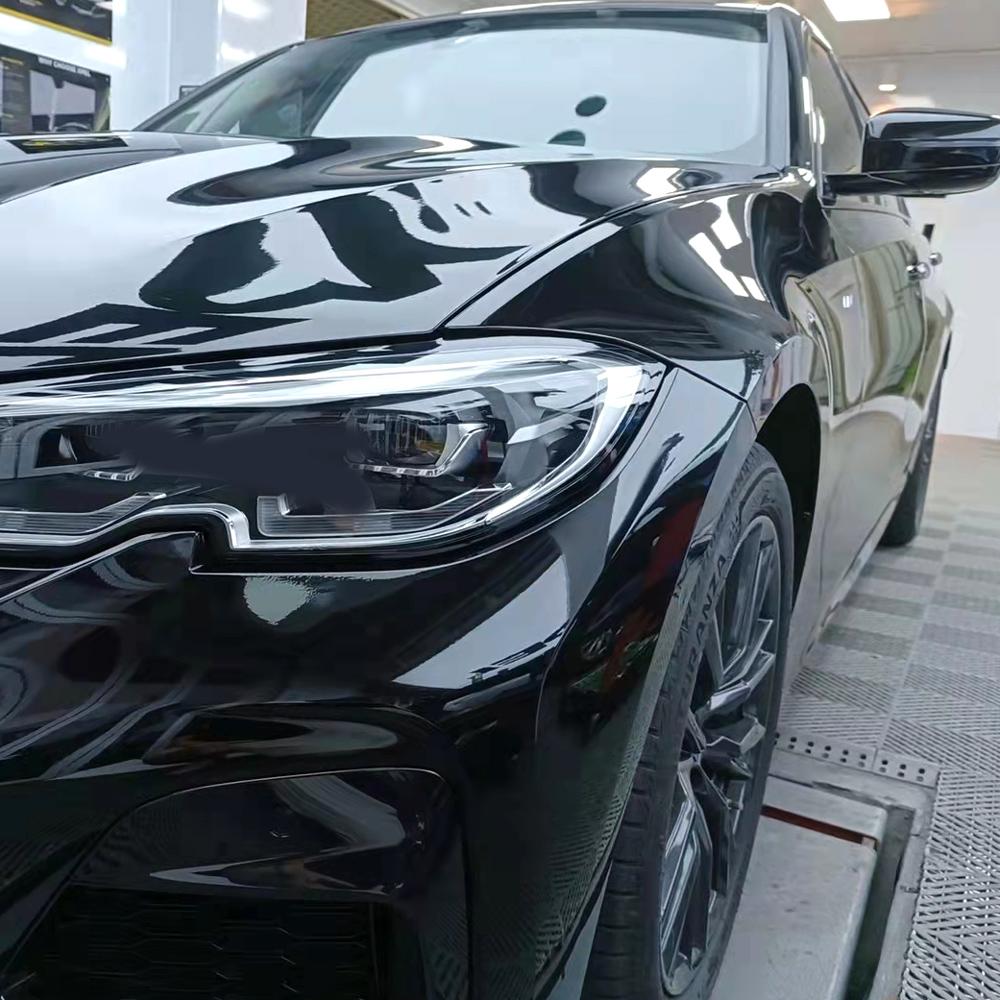 Ultra Glossy Piano Black Car Wrap Vinyl Film Gloss Stickers Self Adhesive Auto Decal Bubble Free Console Computer Laptop Skin