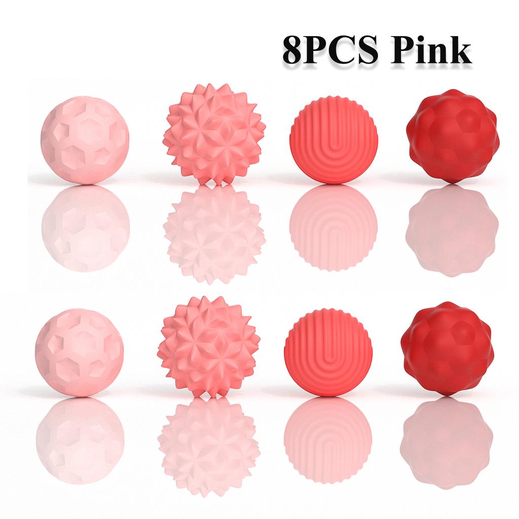 2-8 szt. Silikonowa Magnetyczna Piłka Sensoryczna Magnetyczna Zabawka Sensoryczna Odstresowująca Miękki Masaż Trening Małe Ozdoby Miniaturowy Model